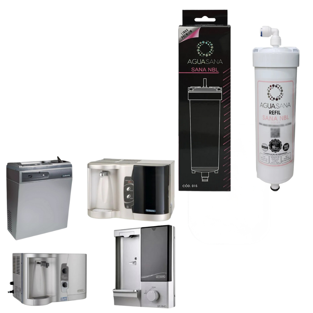Reil Filtro Compatível Europa Noblesse Plus Flex Davinci Branco