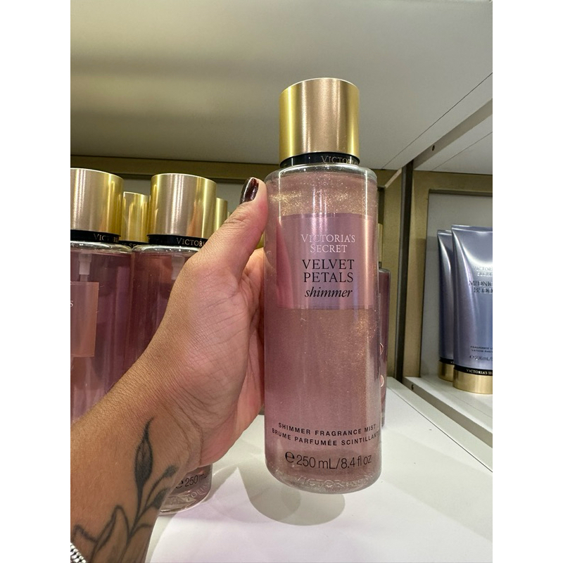 Body Splash Victoria’s  Secret Velvet petals Shimmer 250ml original Importado