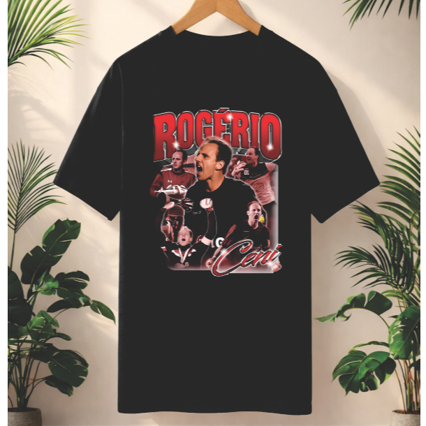 Camiseta Rogério Ceni Lenda do SP Estampa Futebol Camisa Torcedor Adulto ao Plus Size Moda FASHION!