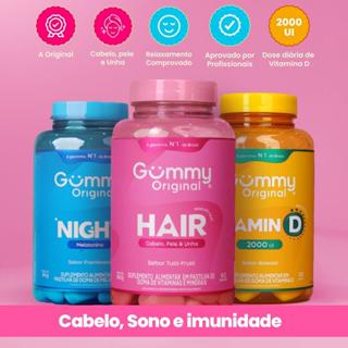 Kit 3 Gummy Original Night + Hair + Vitamina D em Oferta na Shopee