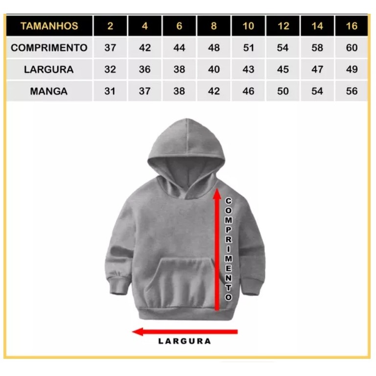Detalhes do Blusa Moletom Infantil Agasalho Times de Futebol Timão Frente e Costa