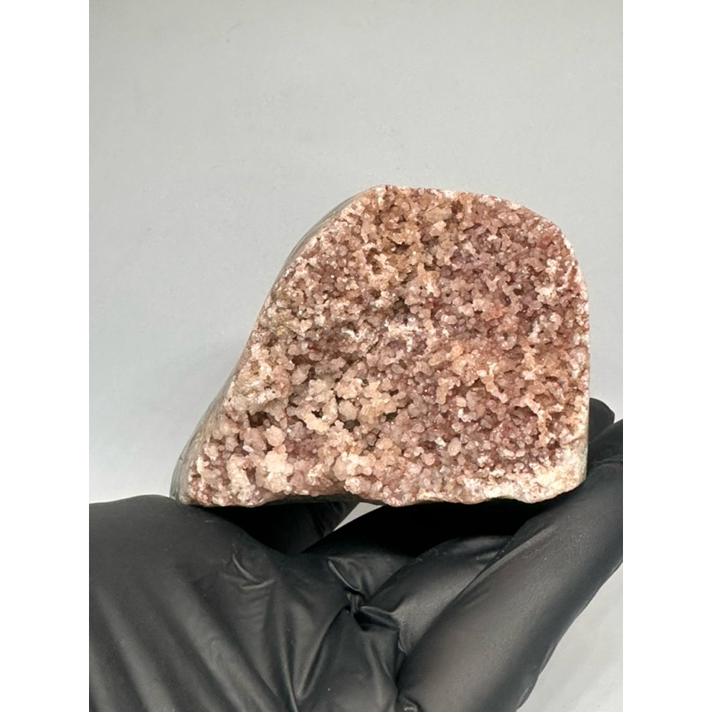 Apofilita Rosa com Jaspe Verde – Pedra Natural Rara para Coleção 332g - XR21