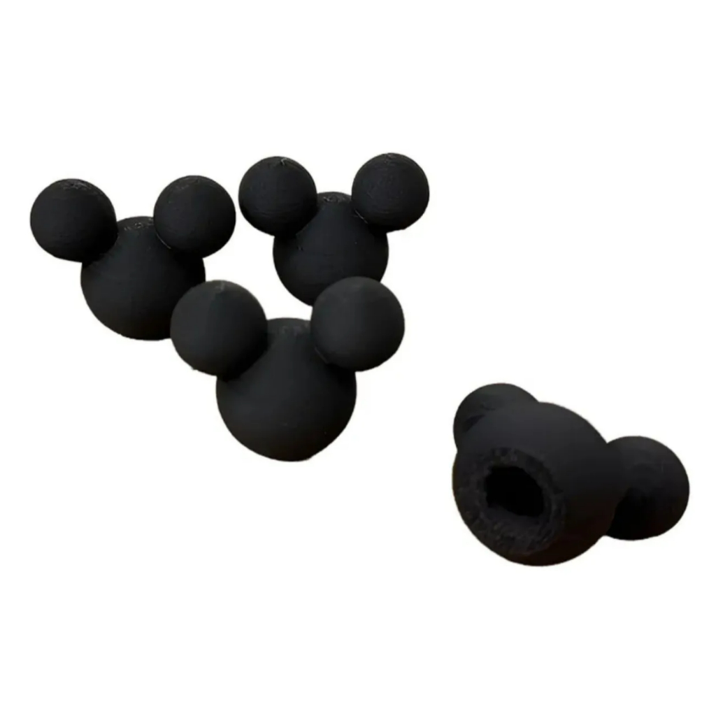 Tampa Bico válvula Pneu Carro Moto Capa Válvula Decorativa Luxo - Ratinho Formato Mickey Mouse