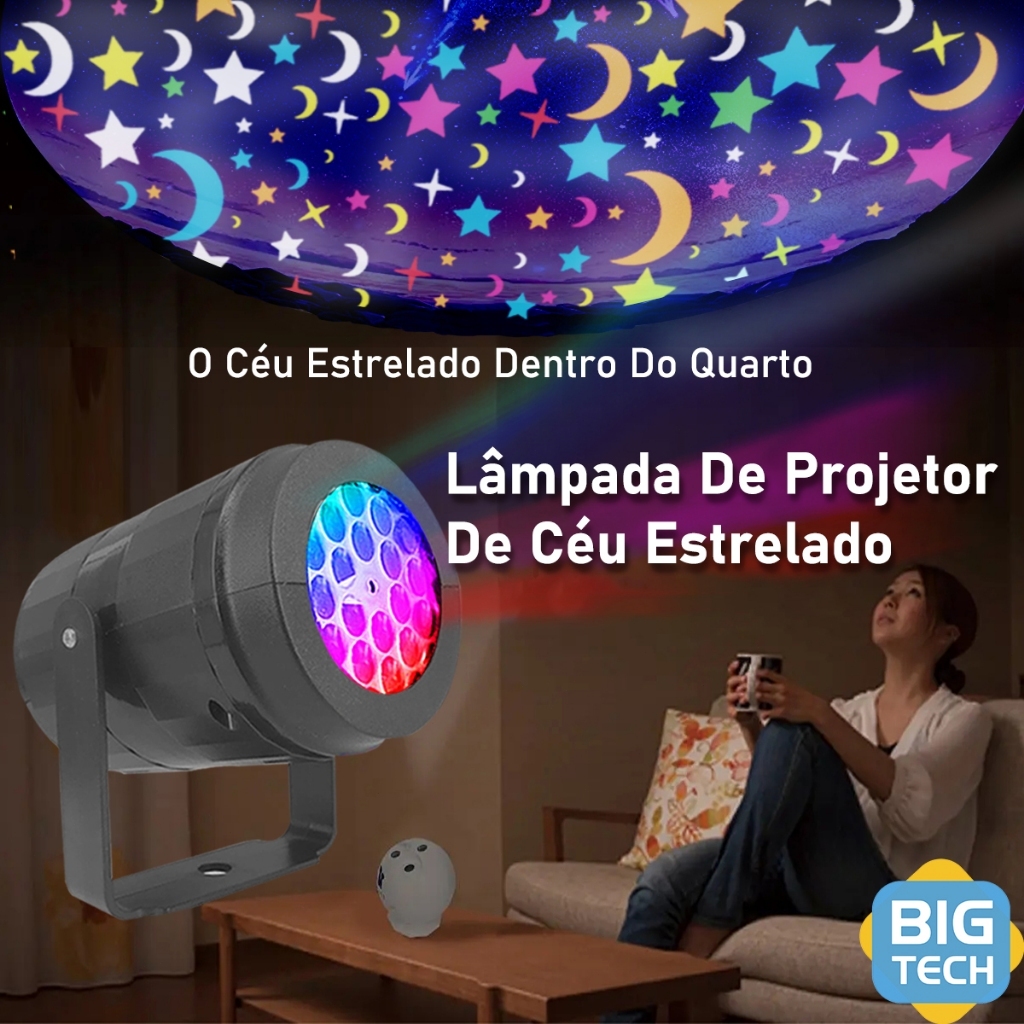 Projetor Galaxy HD Luminária De Projetor De Céu Estrelado Luz Noturna Estrelada Projetor De Luz De Teto HX621