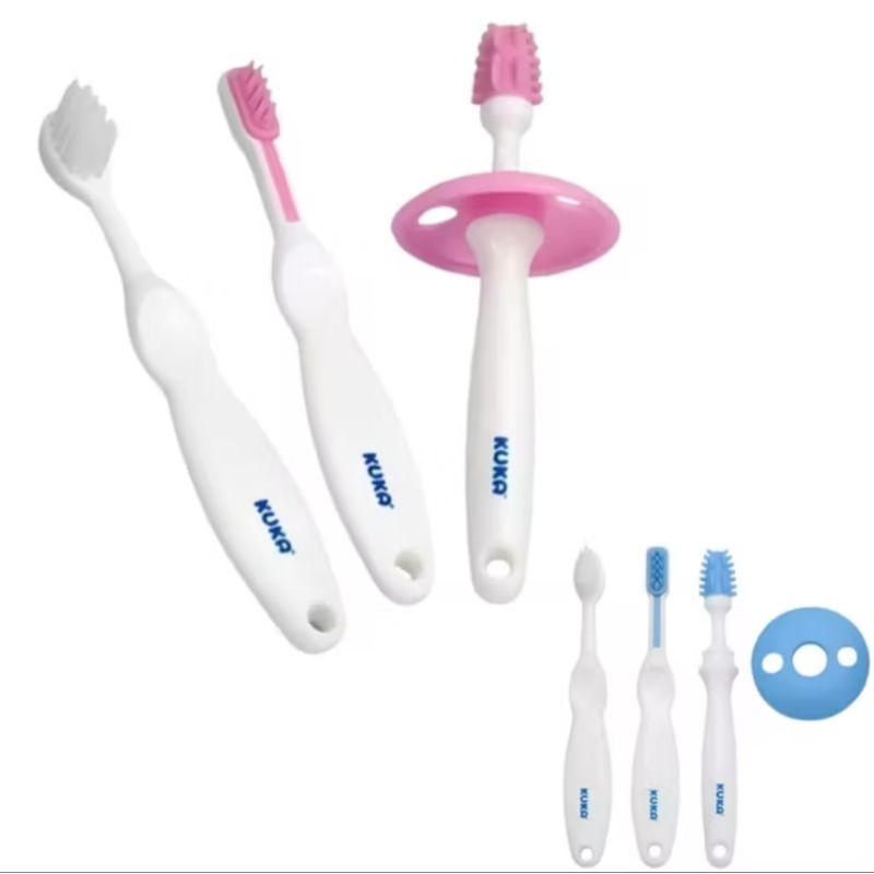 KIT Higiene Dental Azul / Rosa