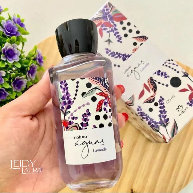 Colônia Natura Águas Lavanda 170ml – Perfume Feminino Suave Refrescante em Oferta na Shopee