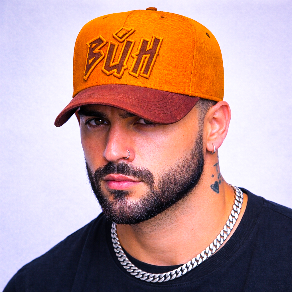 Boné Buh Snapback Caixa Alta Fundo Aba Curva Masculino
