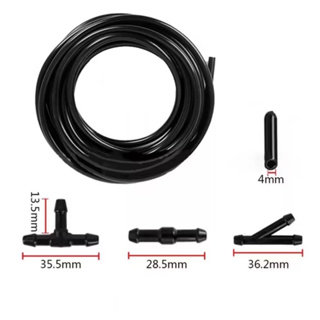 Kit Mangueira Parabrisa 1 e 2 Metros + 3 Conectores T Y I em Oferta na Shopee