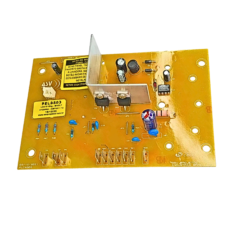 Placa Eletrônica Lavadora Asv Lca12 Lca15 11.5kg 15kg Bivolt 127/220v