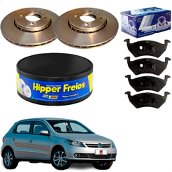 Kit Disco + Pastilha Gol G5 1.0 1.6 Aro 14 2012/2013