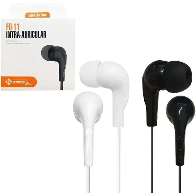 Fone De Ouvido com fio Auricular para celular IDOSO - Pmcell FO11 Original barato