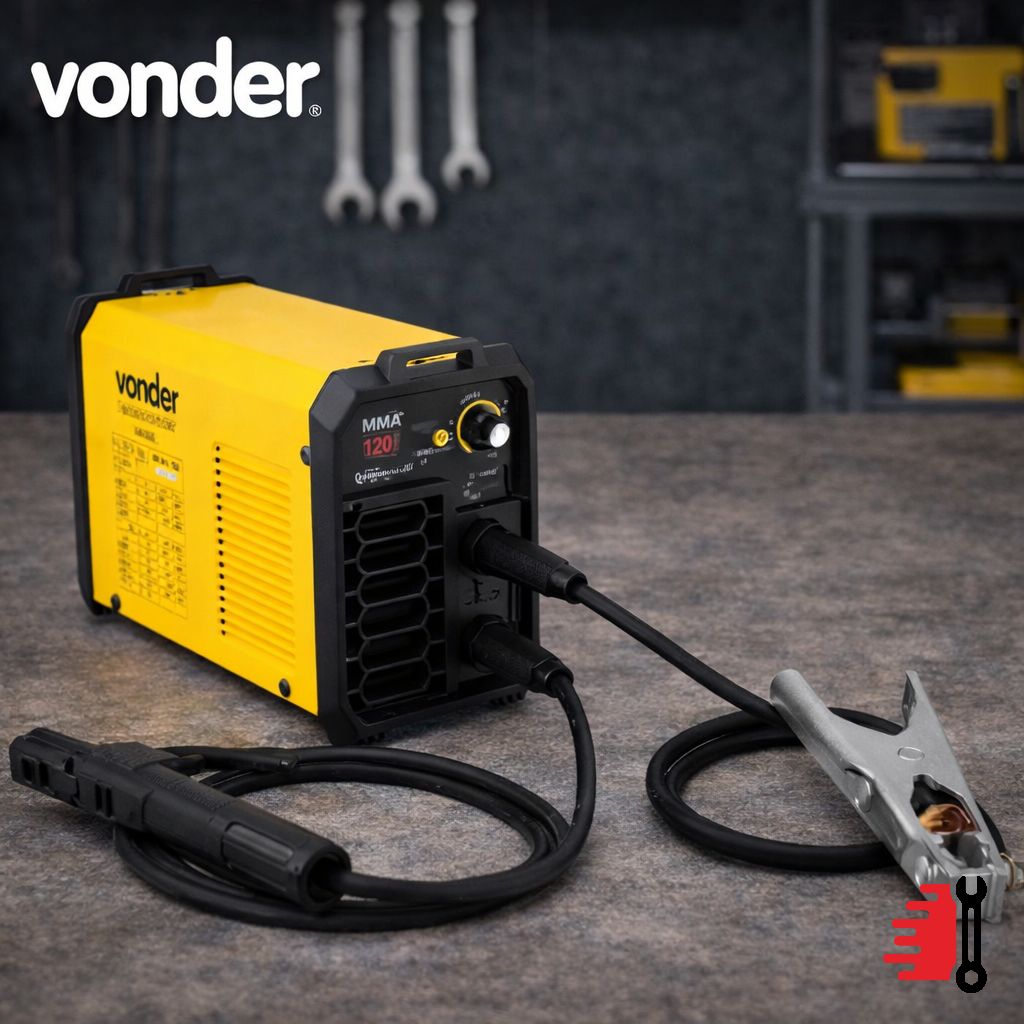 Inversor Solda RIV 121 TIG 120 A Eletrodo Tig Portátil Monofásico 220v Vonder