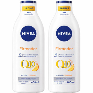 KIT Creme Firmador NIVEA Q10 + Vitamina C 400ml – Hidratação e Firmeza da Pele - 2 unidad…