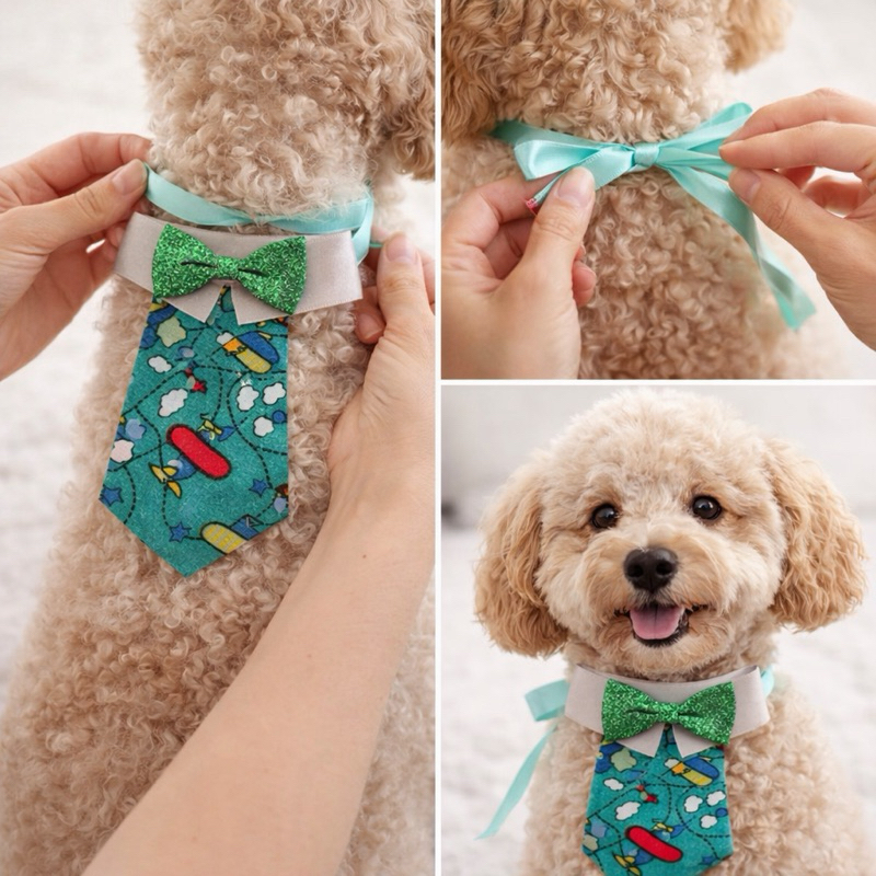 Detalhes do Gravata Pet para Cães Pequenos e Médios, gravatinha pet.
