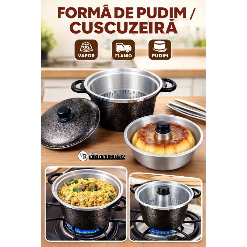 Forma banho Maria multiuso