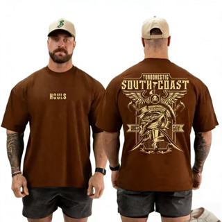 Camiseta Oversized South Coast Musculação Algodão Streetwear Treino Academia Envio rapido tamanho grande em Oferta na Shopee