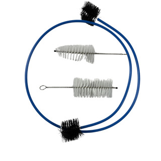 Kit De Limpeza Manutenção De Trompete Escova Bocal + Válvula