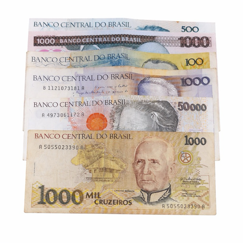 Lote com 10 Cedulas Antigas sem repetição