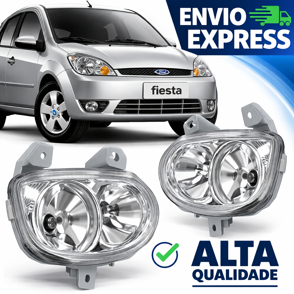Farol Auxiliar Fiesta 2003 2004 2005 2006 2007 Milha Direito Esquerdo
