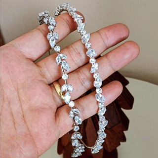 Coroa Tiara Porta Coque Zircônia Prata Prateado Para Penteado Noiva Casamento Festa de 15 Anos Elegante em Oferta na Shopee