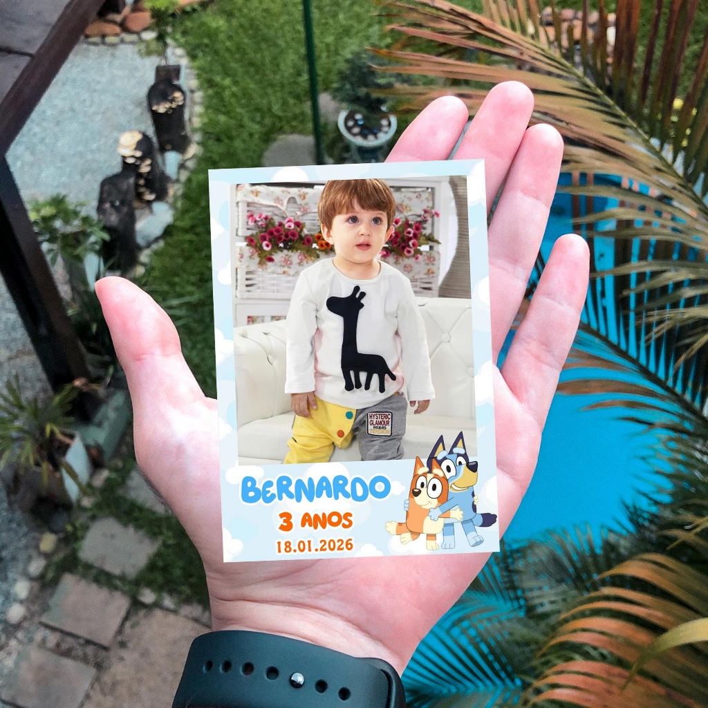 Foto Imã Geladeira 10x7 - Lembrancinha Personalizada - Aniversário Infantil - Festa - Envio Rápido