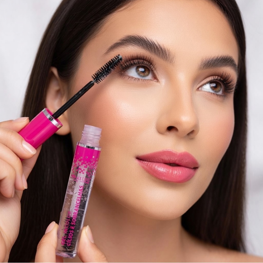 Máscara Gel Incolor Para Cílios e Sobrancelhas – com Óleo de Rícino e Vit. E