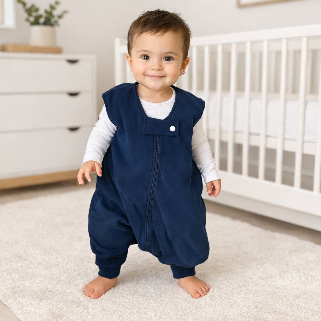 Inverno Saco Dormir Cobertor Pijama Bebê Infantil Pezinho Microsoft Liso, antialérgico e antipilling