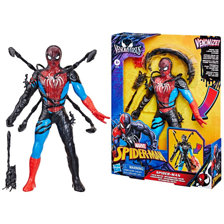 Figura de Ação Marvel VenomVersus Homem-Aranha Metamorfose Líquida 27 cm - Hasbro G0728