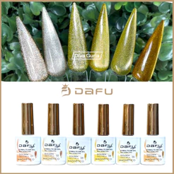 Esmalte em Gel Magnético Dafu - Coleção Golden Aura - Cat Eye -10ml - UV