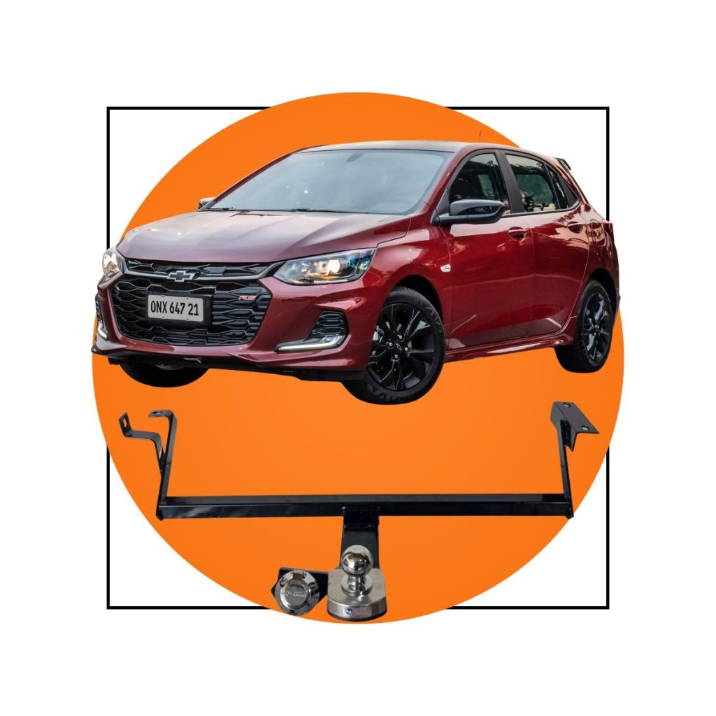 Engate Reboque Fixo 500Kg Reforcel Gm Onix LT LTZ RS 2021 Ate 2024 em Oferta na Shopee