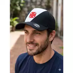 Boné Vasco Ajustável – Preto