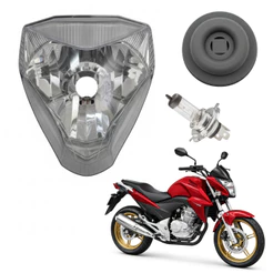 Farol Frente Bloco Óptico Compatível Cb300 Com Lampada