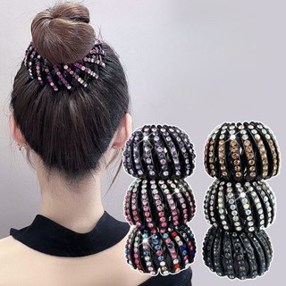 Moda Feminina Bun Clipe De Veludo Cabelo Rabo De Cavalo Fivela Grampo De Garra Ninho De Pássaro em Oferta na Shopee