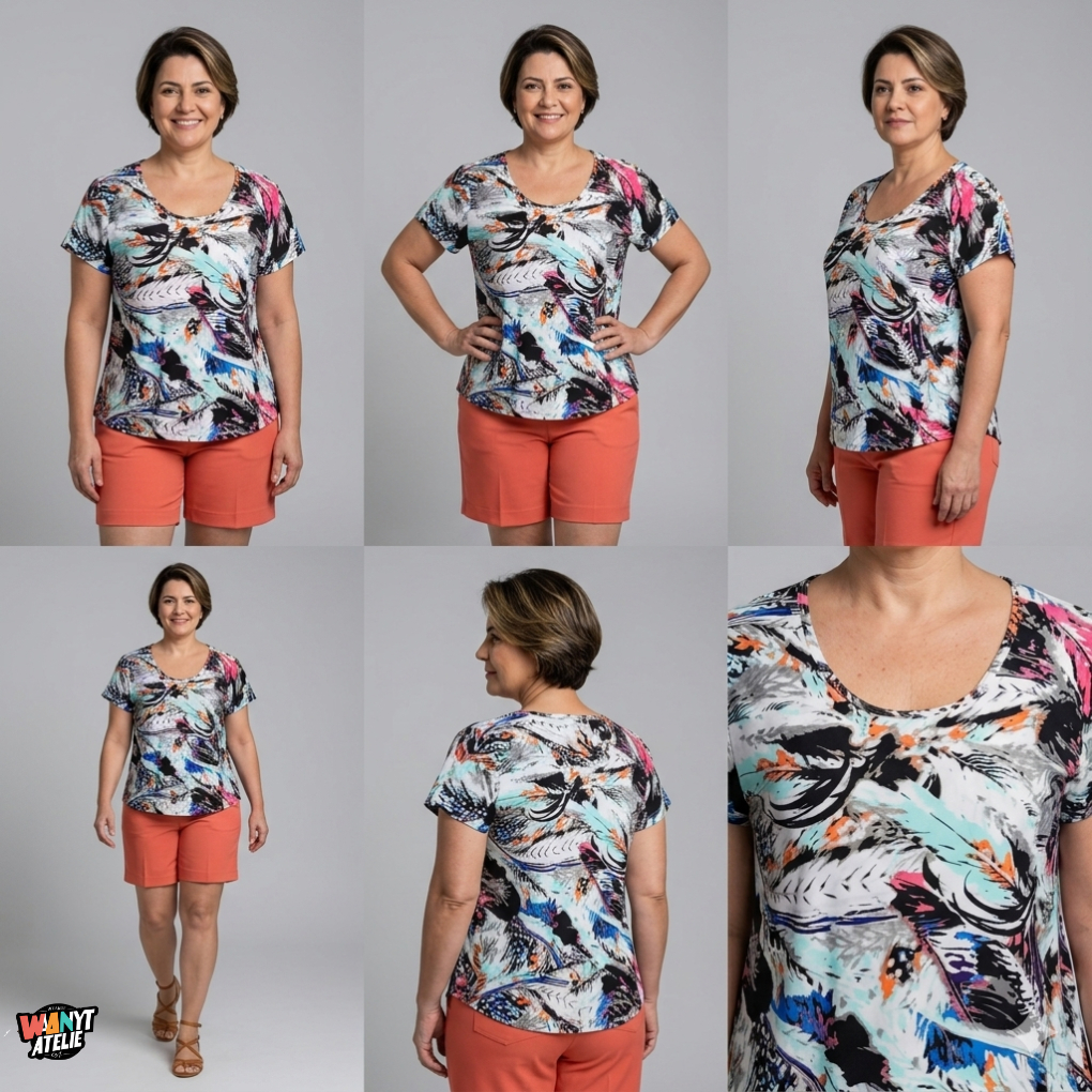 Blusa Femenina Liganete Diversas Estampas