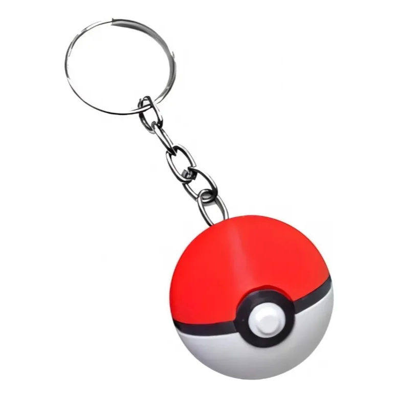 Kit 2 Unidades Chaveiro Pokébola Clássica - Impressão 3D Premium