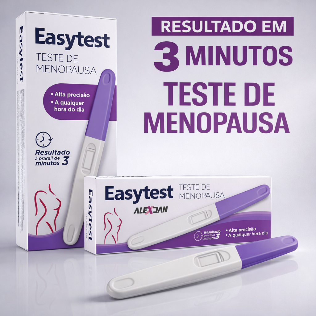 Teste de Menopausa Easytest em Caneta Prescisão 99,99% | Autoteste Menopausa em Oferta na Shopee