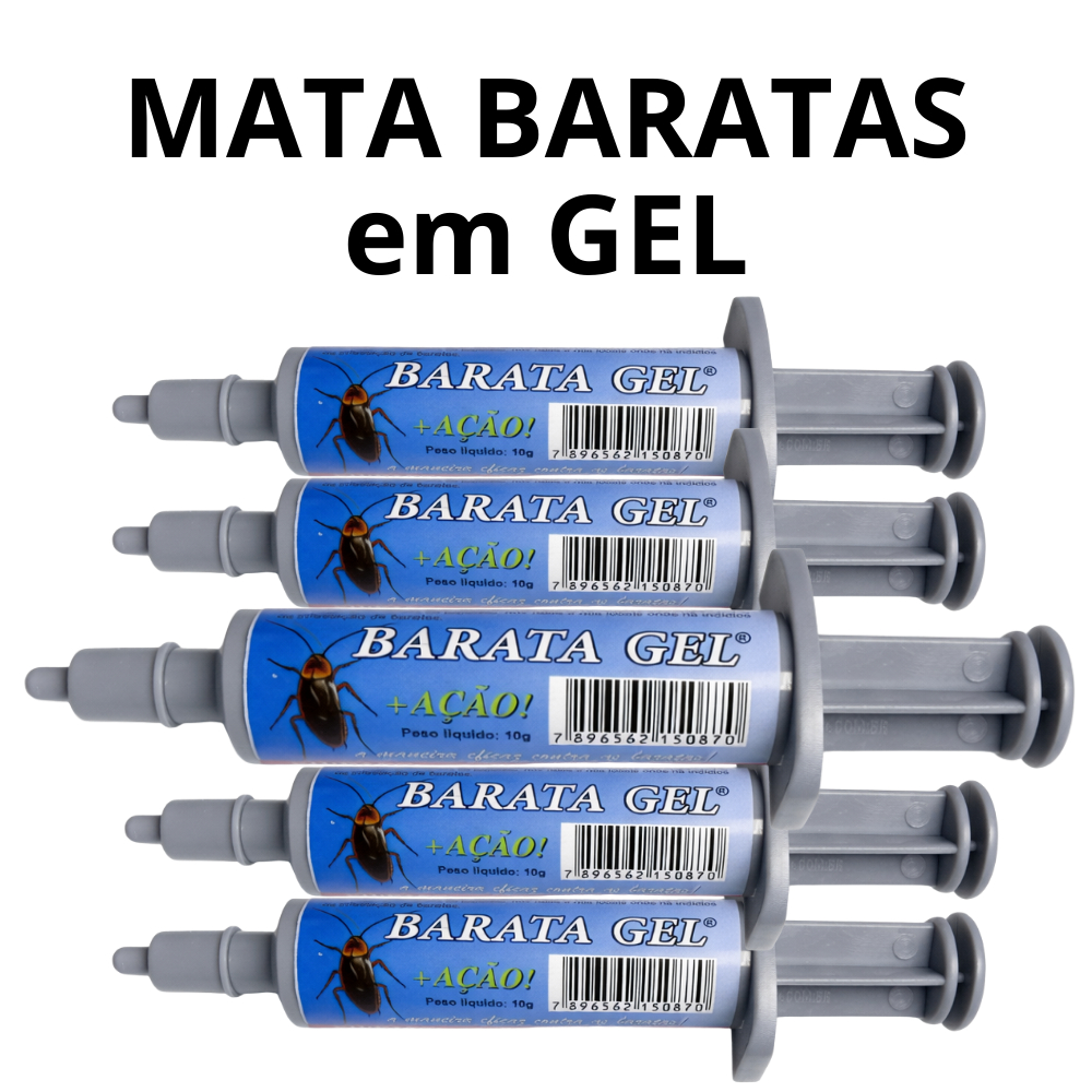 Kit com 5 Unidades de Mata Baratas - Baratagel em Oferta na Shopee