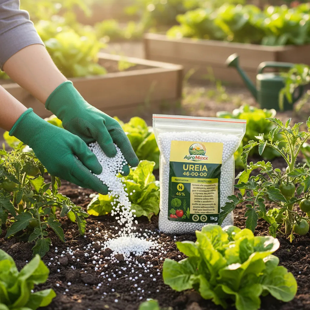 Adubo Fertilizante Ureia Premium NPK 46-00-00 Nutrição Crescimento Floração Frutificação | 5kg 10kg 15kg 20kg 25kg