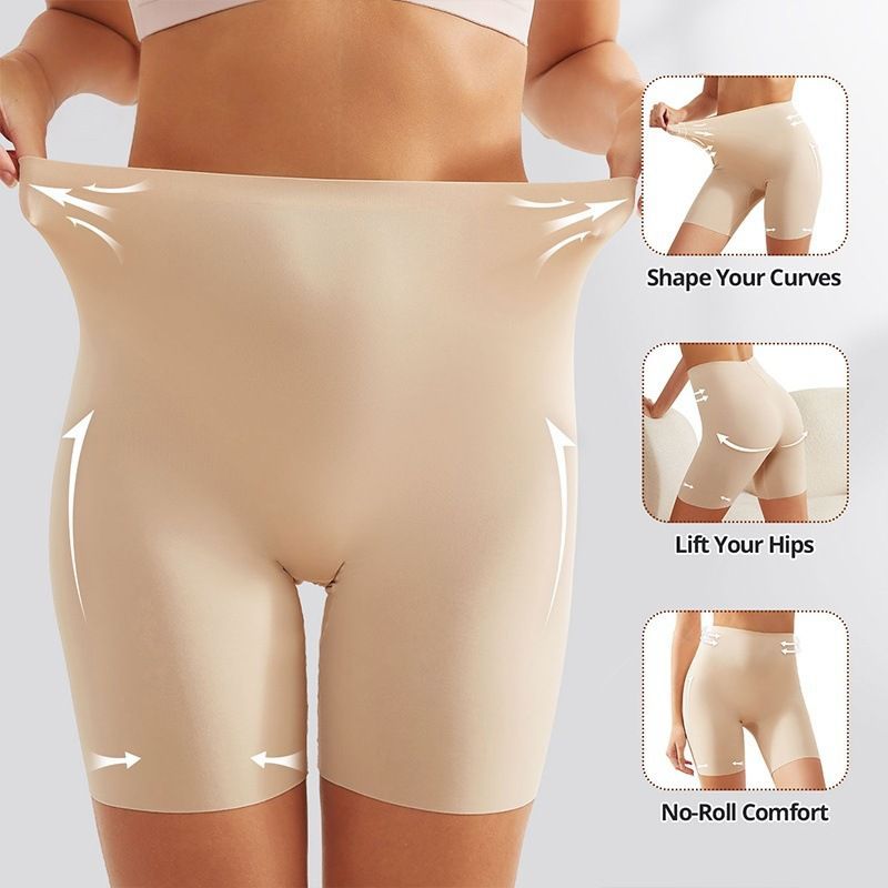 Shorts modeladores sem costura com forro de microfibra em Oferta na Shopee