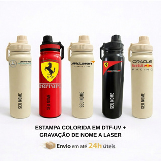 Garrafa Térmica Inox 800ml Personalizada Fórmula 1 | F1 - Corrida/Automobilismo/Esporte em Oferta na Shopee