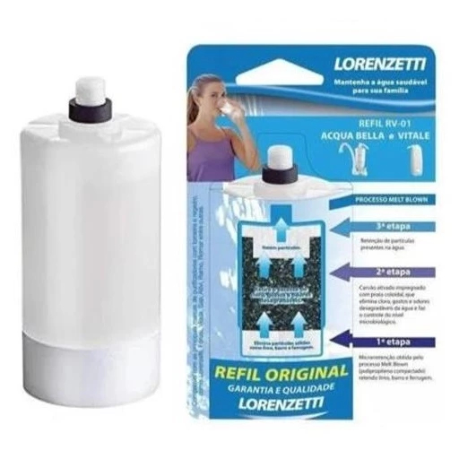 Refil P/filtro Acqua Bella/vita Mod.1686 Lorenzetti Original