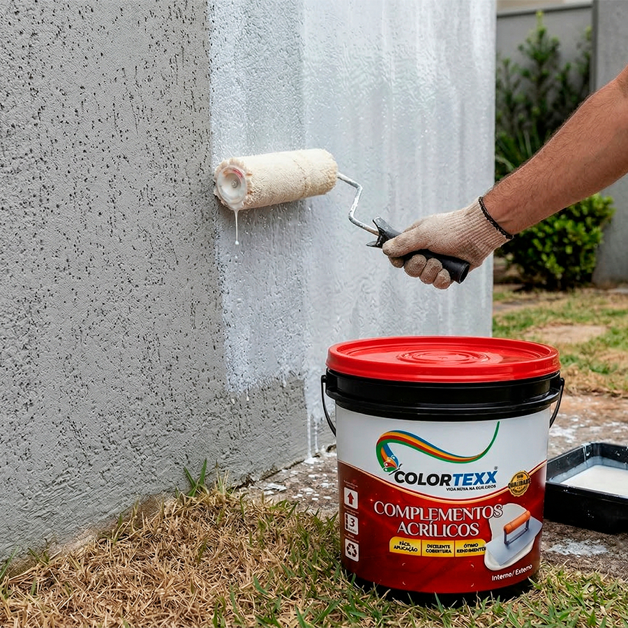 Seladora Acrílica EXTERNO 16L tintexx Impermeável Colortexx Acabamento Mate Branco