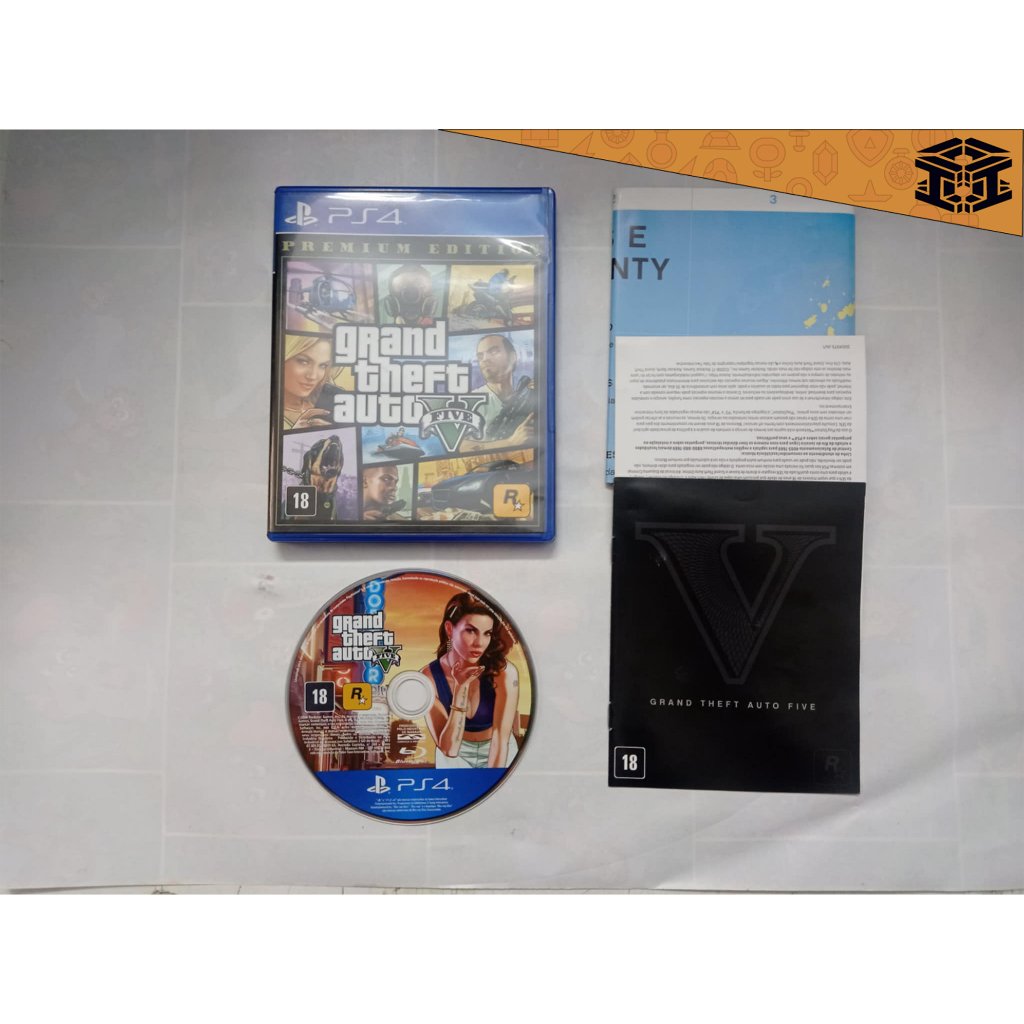 Jogo Ps4 Grand Theft Auto V Premium Edition Gta 5 Fisica - Miniatura 3