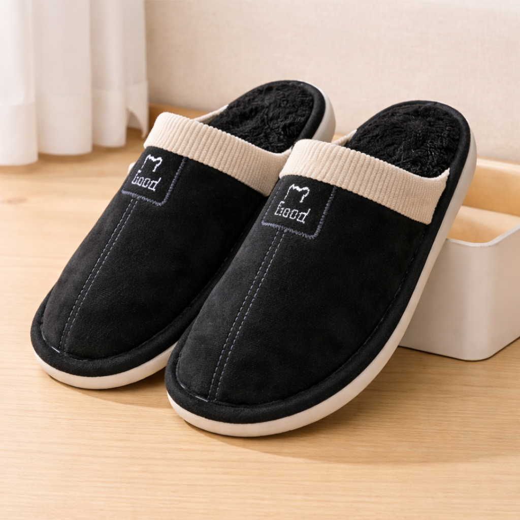 Pantufa Masculina Solado Luxo Antiderrapante Inverno