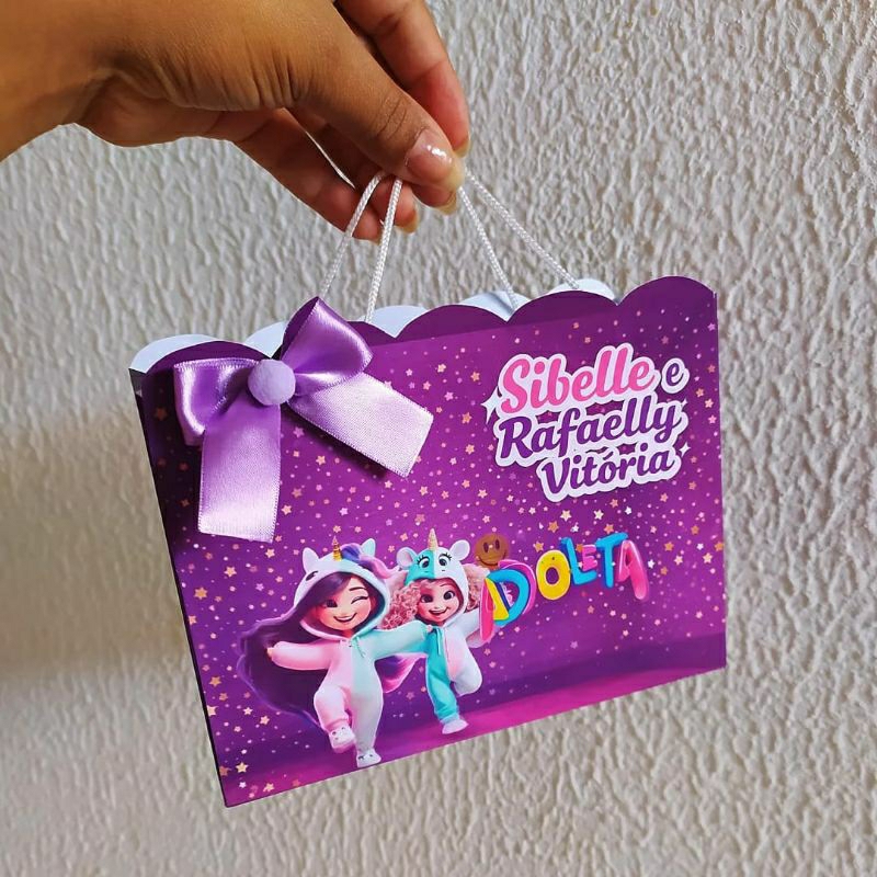 Sacolinha Personalizada+Lembrancinha+Festa Infantil+Bolsa Surpresa com Nome