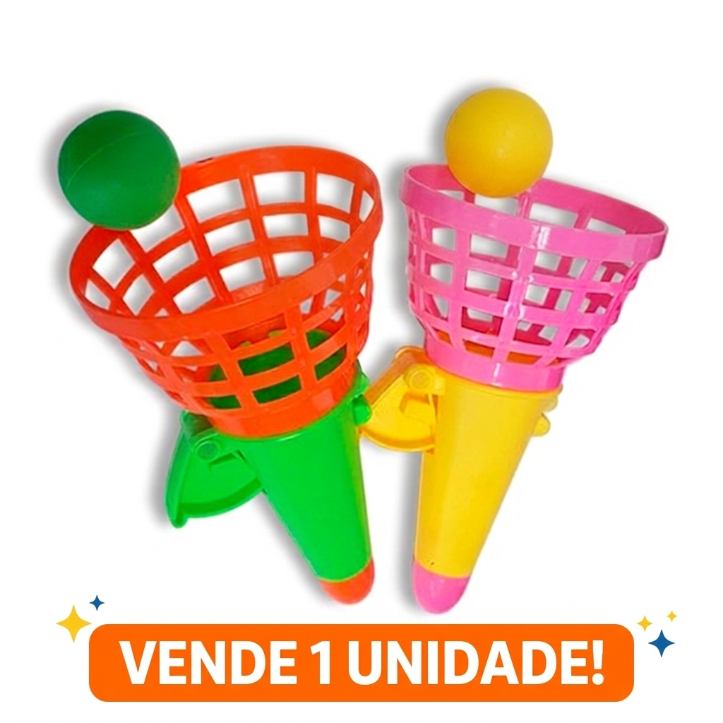 Com 2/4/6 Brinquedo Infantil lança Bolinhas jogo familiar lançador divertido Pega Bolinhas Lembrancinha Festa Criança