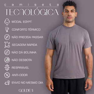 Camiseta Tecnológica Cinza Chumbo Lisa Masculina 100% Algodão Premium Alta Qualidade Toque Suave em Oferta na Shopee