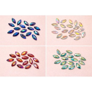 200 Strass Navete Lapidado 5x9mm Premium em Oferta na Shopee