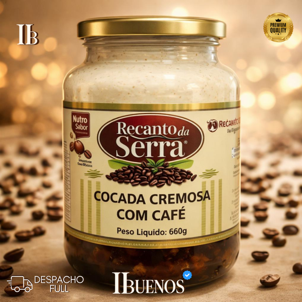 Cocada Cremosa com Café 660gr - Recanto da Serra