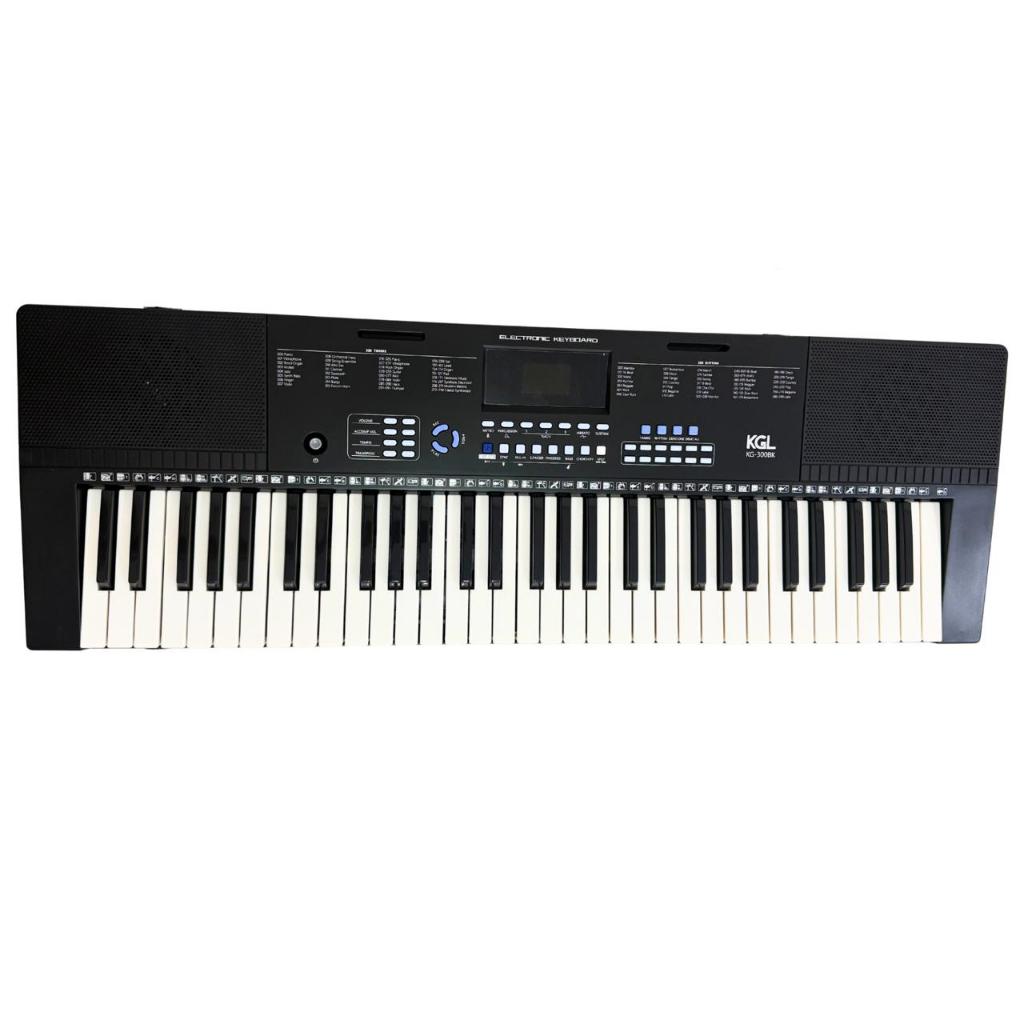 Teclado Musical Estudante Profissional 61 Teclas 300 Ritmos 300 Timbres